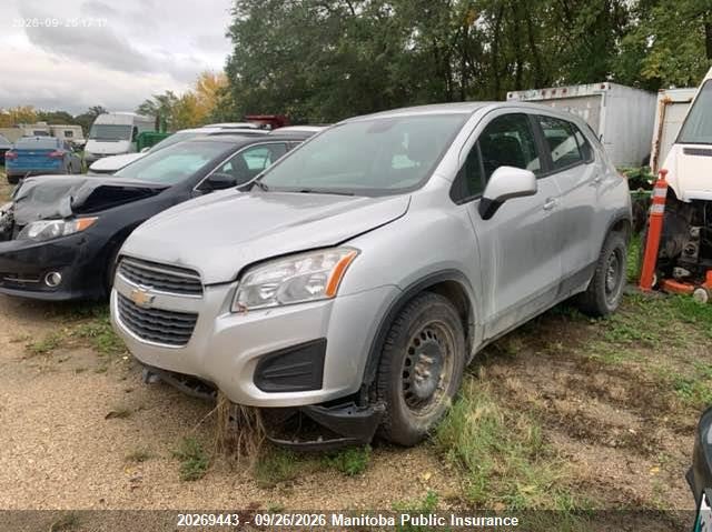 Vin: 3gncjkeb5el200373, lot: 10280427, chevrolet trax ls 20142