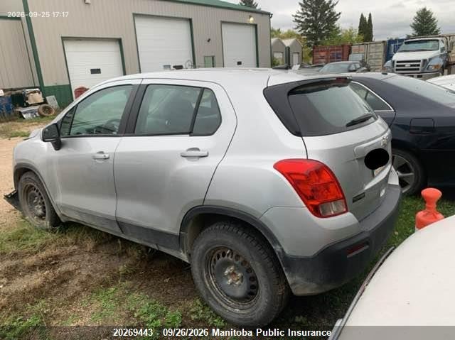 Vin: 3gncjkeb5el200373, lot: 10280427, chevrolet trax ls 20143