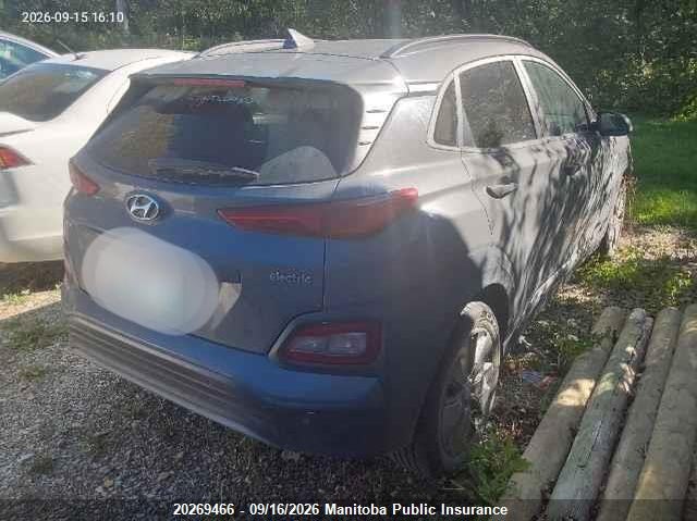 Vin: km8k23ag6ku051042, lot: 10280450, hyundai kona preferred electric null 20194