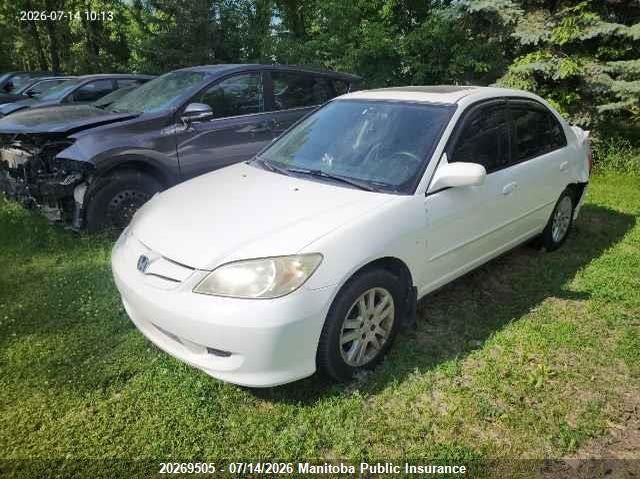 2005 Honda Civic, Удар сзади, IAAI, VIN 2HGES166X5H009780 — фото 2