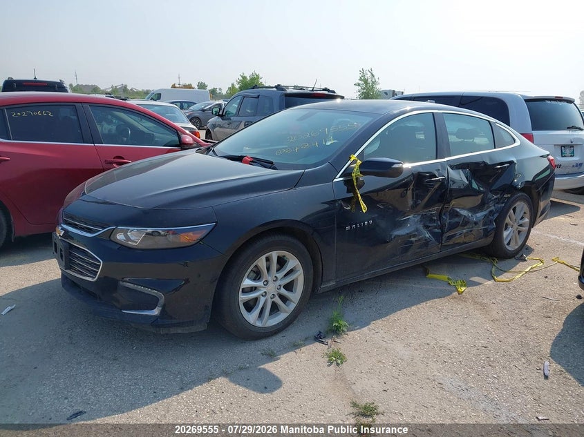 Vin: 1g1ze5st6gf342419, lot: 10280539, chevrolet malibu lt 20162