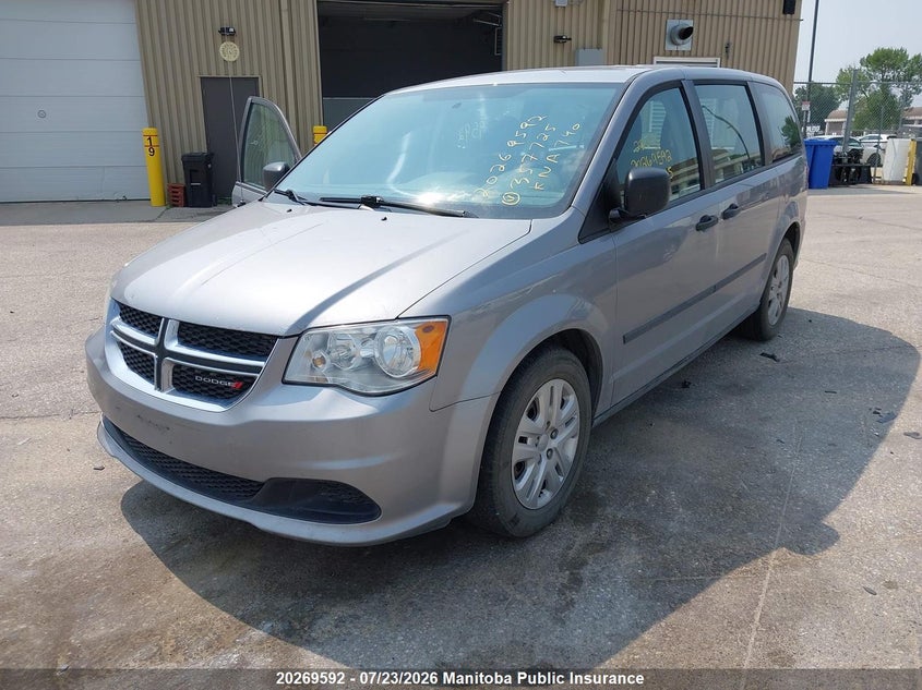 Vin: 2c4rdgbg9gr357725, lot: 10280576, dodge grand caravan se 20162