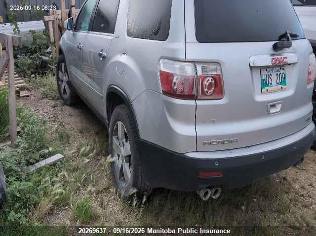 Vin: 1gkkvred9cj350773, lot: 10280621, gmc acadia sle 20123