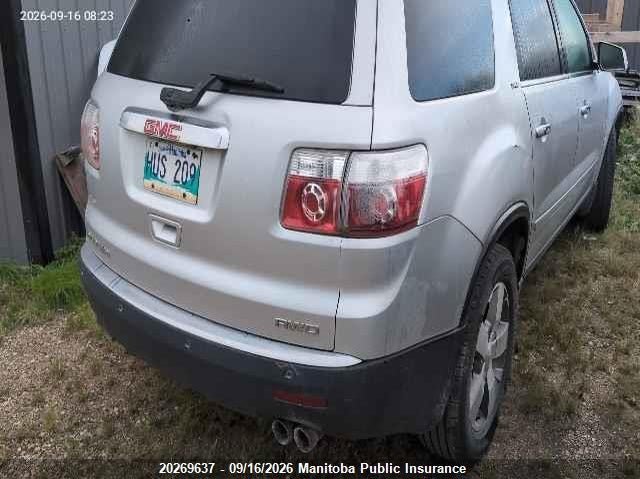Vin: 1gkkvred9cj350773, lot: 10280621, gmc acadia sle 20124