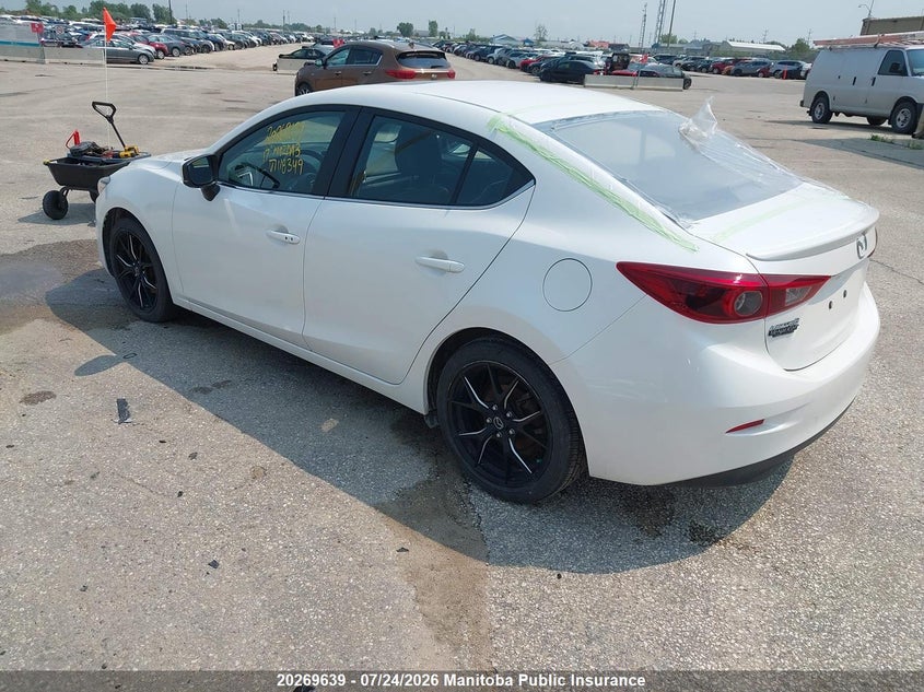 Vin: jm1bn1w36h1118349, lot: 10280623, mazda mazda3 gt sky 20173
