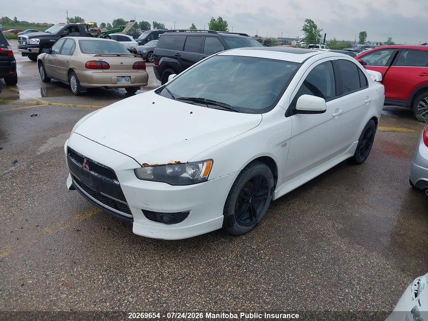 Vin: ja32u2fu7eu606770, lot: 10280638, mitsubishi lancer gt 20142