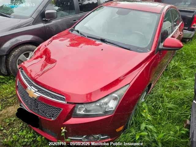 Vin: 1g1pe5sb4d7306152, lot: 10280694, chevrolet cruze lt turbo 20132