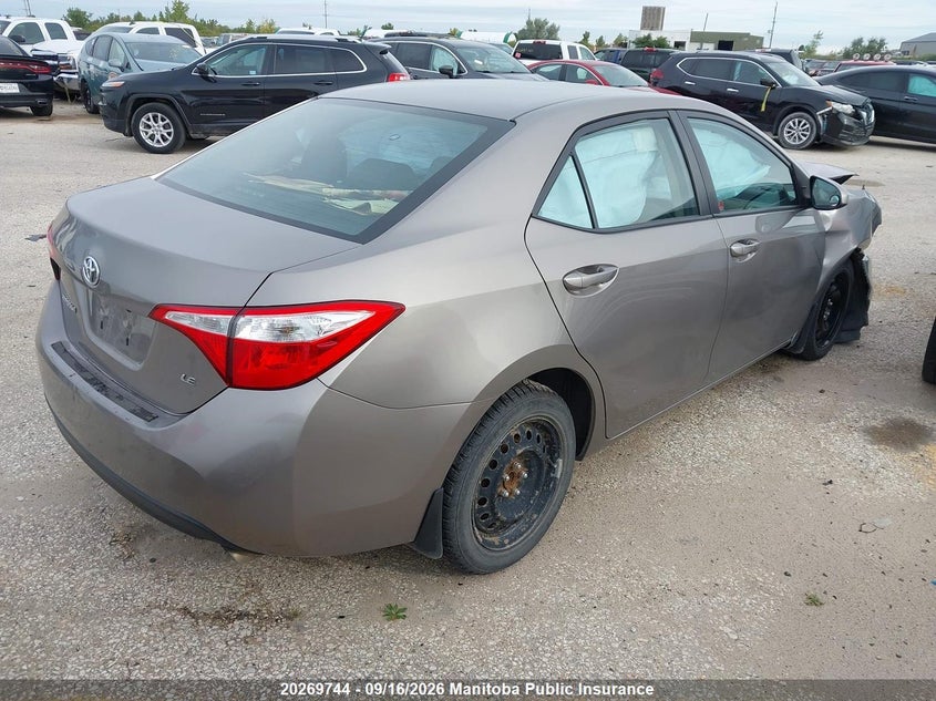 Vin: 2t1burhe0fc459609, lot: 10280728, toyota corolla le 20154