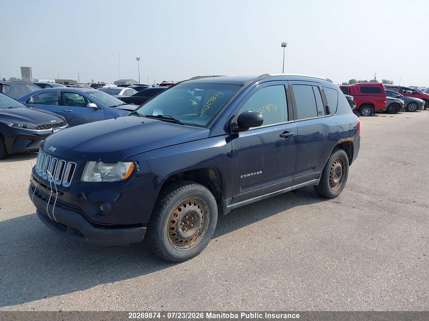 Vin: 1c4njdab8dd270134, lot: 10280858, jeep compass north 20132