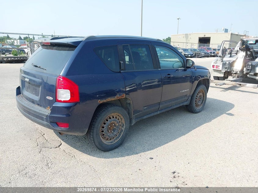 Vin: 1c4njdab8dd270134, lot: 10280858, jeep compass north 20134
