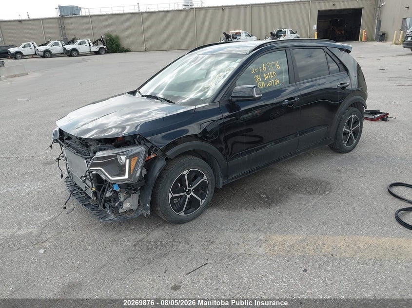 Vin: kndcs3lf7r5167724, lot: 10280860, kia niro ex plug-in hybrid null 20242