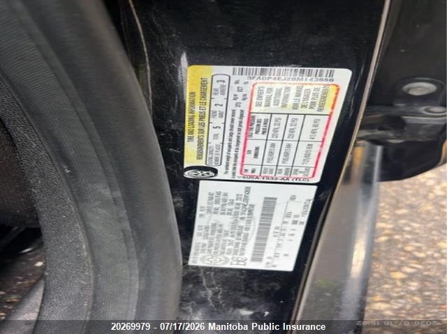 2011 Ford Fiesta Se VIN: 3FADP4EJ2BM143656 Lot: 20269979