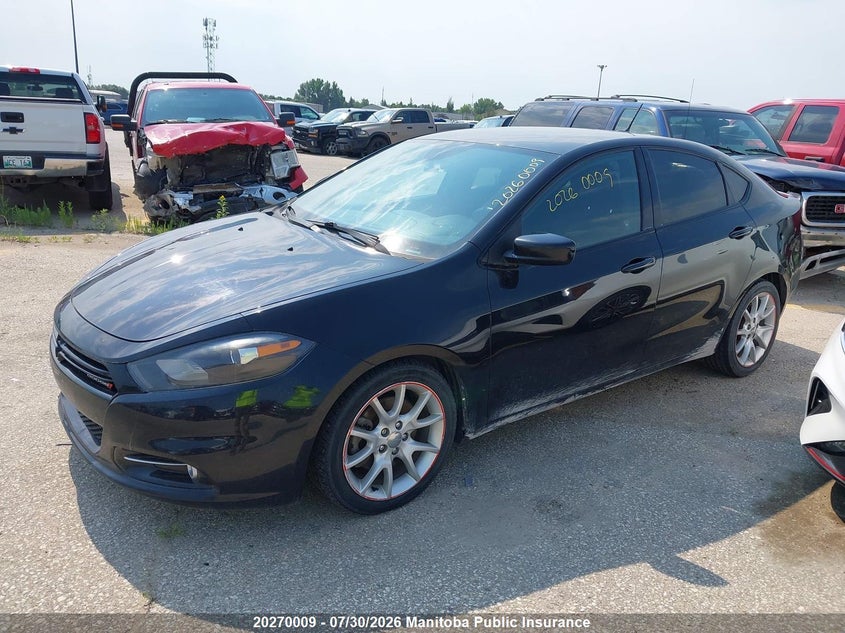 Vin: 1c3cdfba5dd154278, lot: 10280993, dodge dart sxt 20132