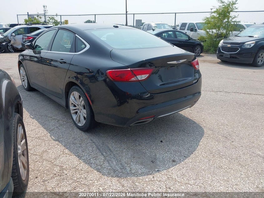Vin: 1c3cccag2fn740148, lot: 10280995, chrysler 200 limited v6 20153