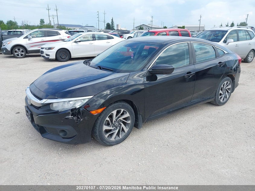 2017 Honda Civic Ex VIN: 2HGFC2F8XHH027502 Lot: 20270107