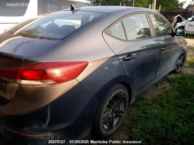Vin: kmhd84lf2ju524922, lot: 10281111, hyundai elantra gl 20184