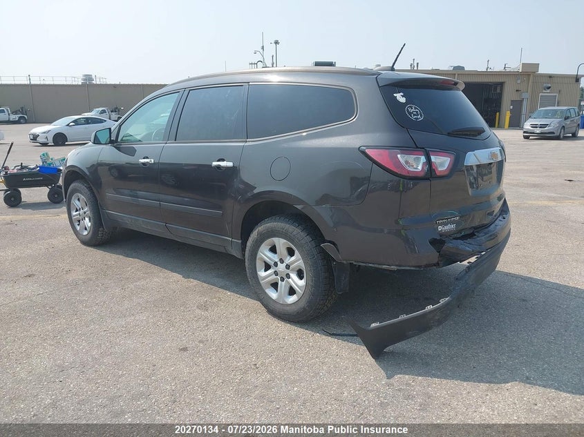 Vin: 1gnkvfed9hj329706, lot: 10281118, chevrolet traverse ls 20173