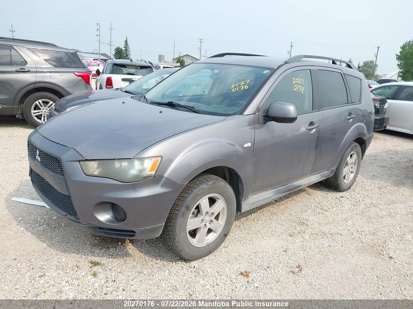 Vin: ja4at2aw6az608378, lot: 10281160, mitsubishi outlander es 20102