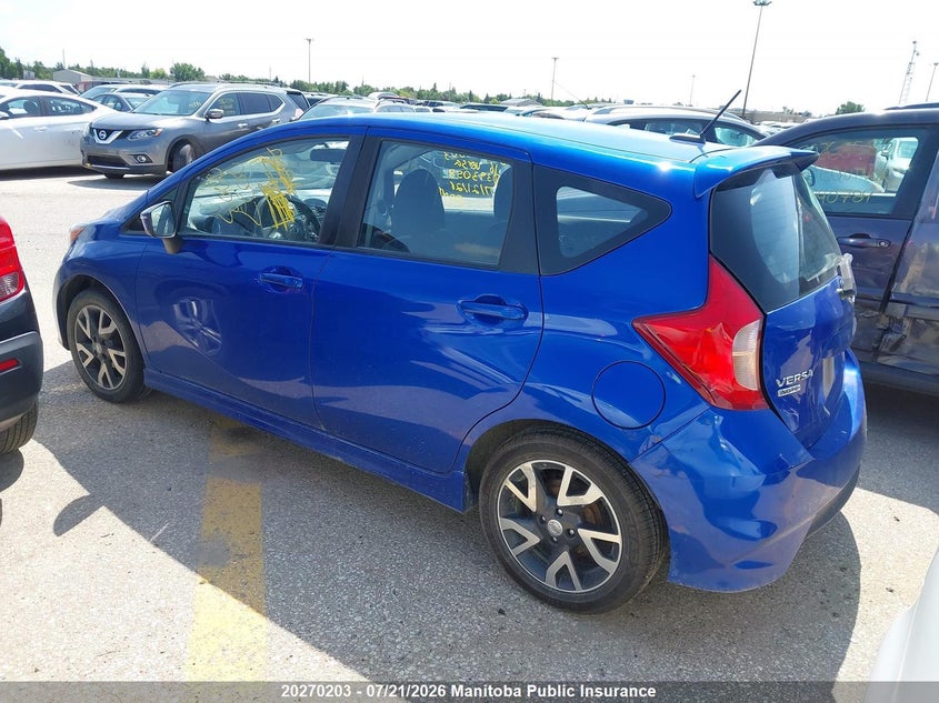 Vin: 3n1ce2cp5gl393058, lot: 10281187, nissan versa note sr 20163