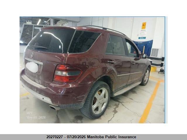 2006 Mercedes Benz Ml500 VIN: 4JGBB75E86A057626 Lot: 20270227