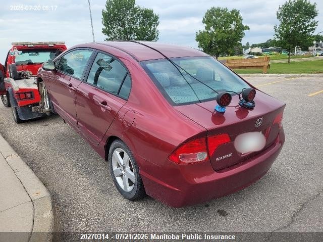 2006 Honda Civic Lx VIN: 2HGFA16566H004396 Lot: 20270314
