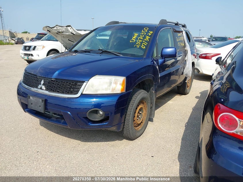 Vin: 4a4jn3as4ae601612, lot: 10281334, mitsubishi endeavor se 20102
