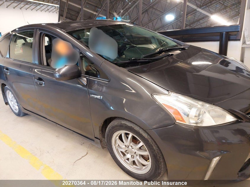 Vin: jtdzn3eu8ej003106, lot: 10281348, toyota prius v 20141