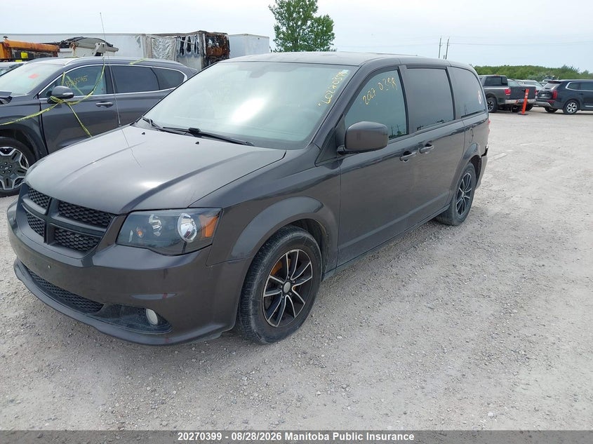 2019 Dodge Caravan, Удар сзади, IAAI, VIN 2C4RDGEG9KR516053 — фото 2
