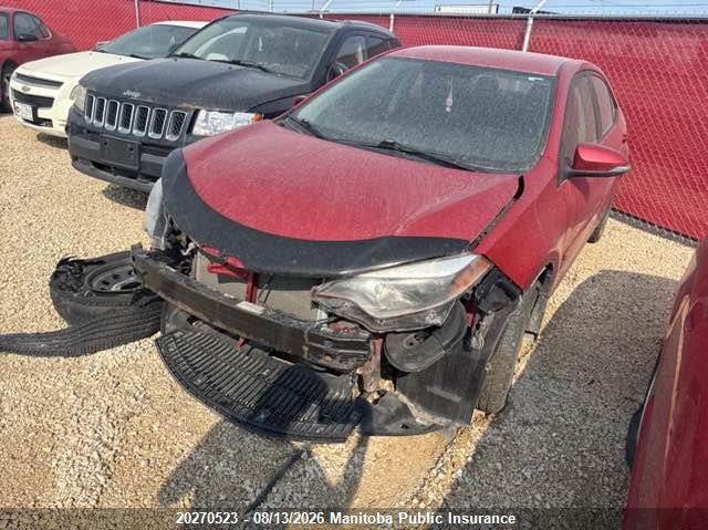 Vin: 2t1burhe9fc426012, lot: 10281507, toyota corolla ce 20151