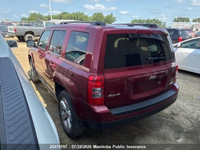 Vin: 1c4njrabxcd549452, lot: 10281581, jeep patriot sport 20124