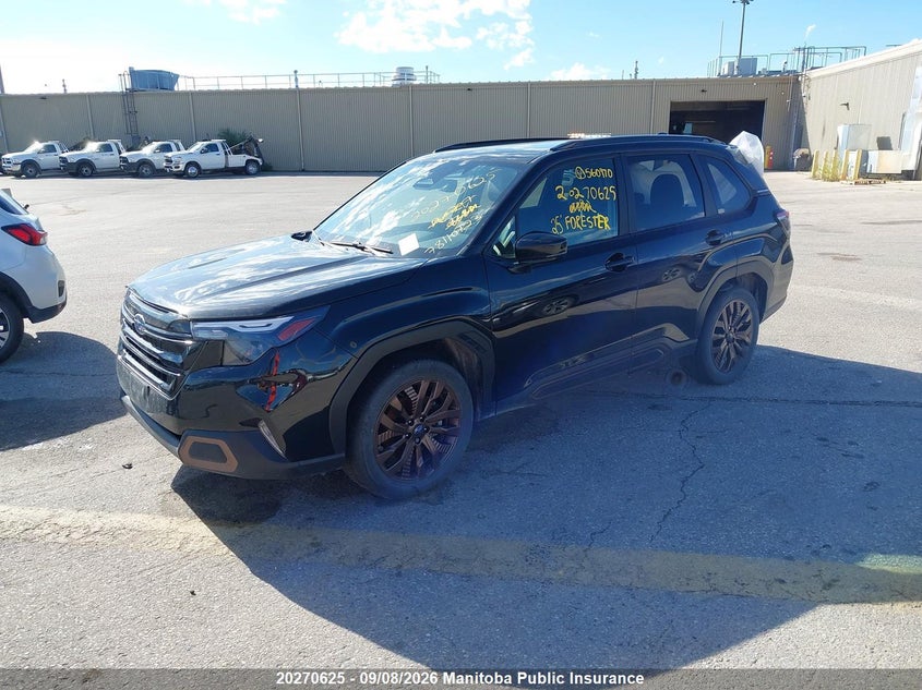 Vin: jf2sldhc0sh560970, lot: 10281609, subaru forester 2.5i sport 20252