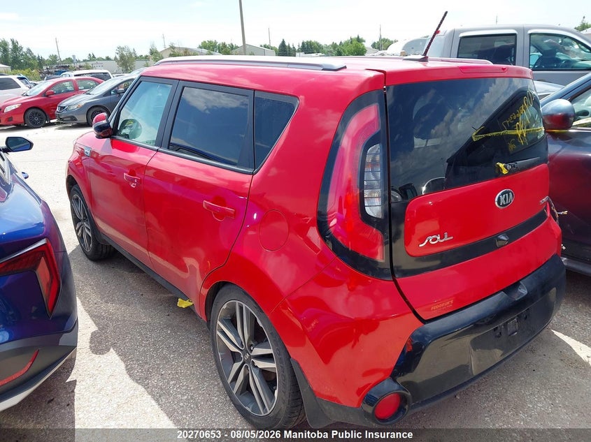 Vin: kndjx3a58g7848866, lot: 10281637, kia soul sx 20163