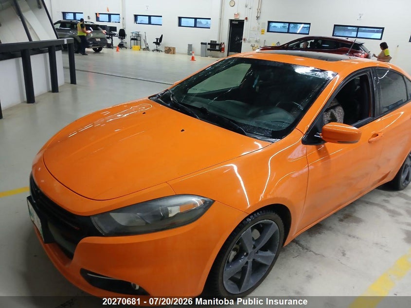 Vin: 1c3cdfeb5ed866795, lot: 10281665, dodge dart gt 20142