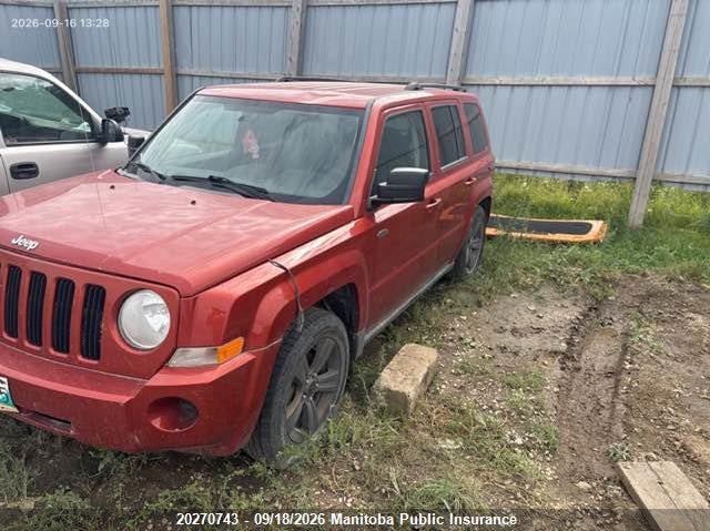 Vin: 1j4nf2gb0ad631052, lot: 10281727, jeep patriot north 20102