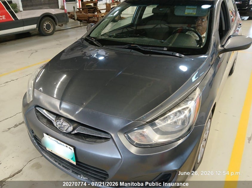 Vin: kmhct5ae2cu011778, lot: 10281758, hyundai accent gl 2012 img_1