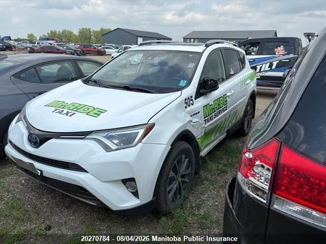 Vin: jtmrjrev7jd223482, lot: 10281768, toyota rav4 le hybrid 20182