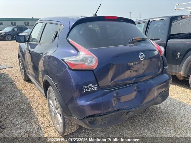 Vin: jn8af5mv9gt652151, lot: 10281899, nissan juke sv 20163