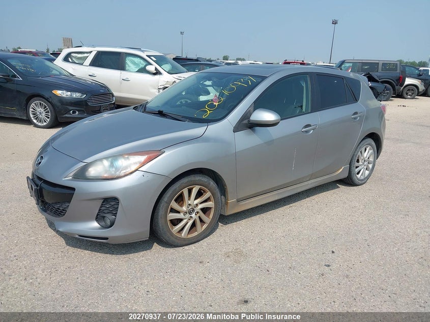 Vin: jm1bl1l72d1823463, lot: 10281921, mazda mazda3 sport gs sky 20132