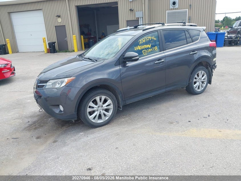 Vin: 2t3dfrev8dw080738, lot: 10281930, toyota rav4 limited 20132