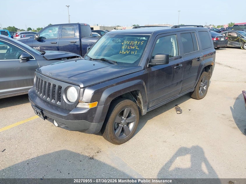Vin: 1c4njrab2fd272302, lot: 10281939, jeep patriot latitude 20152