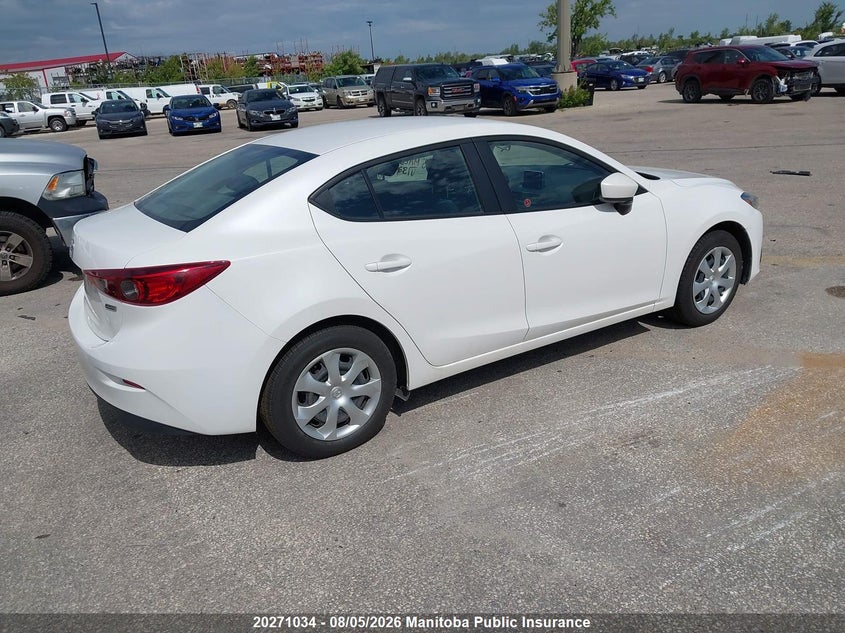 Vin: 3mzbm1u75gm321708, lot: 10282018, mazda mazda3 gx sky 20164