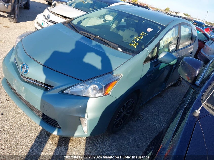 Vin: jtdzn3eu6d3218874, lot: 10282025, toyota prius v 20132