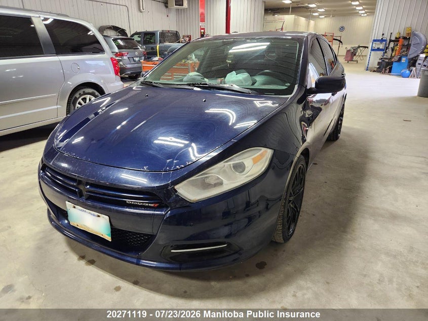 Vin: 1c3cdfbaxdd201627, lot: 10282103, dodge dart sxt 20132