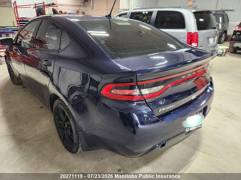 Vin: 1c3cdfbaxdd201627, lot: 10282103, dodge dart sxt 20133