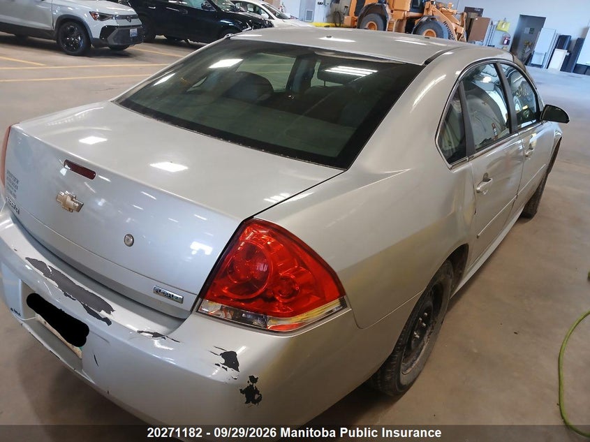 Vin: 2g1wd5e39c1150981, lot: 10282166, chevrolet impala police 20123