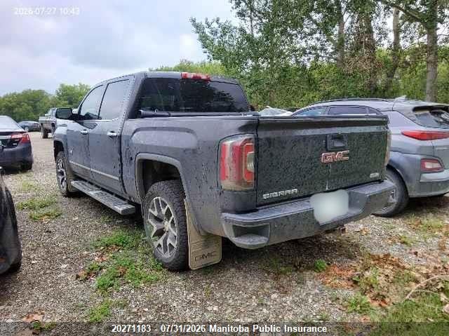 2016 GMC SIERRA 1500 SLT CREW CAB PICKUP 5.3L V8 FI OHV 16V NF2