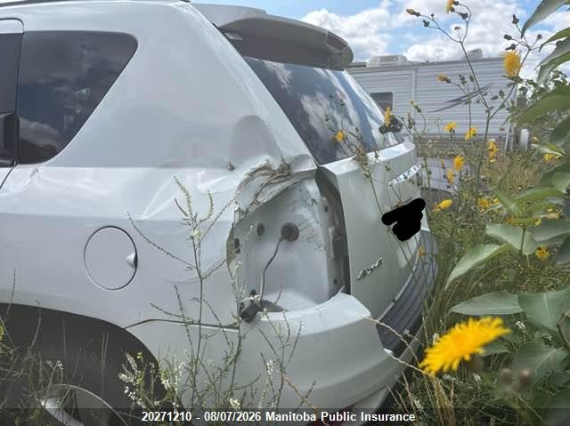 Vin: 1c4njdab6ed518799, lot: 10282194, jeep compass north 20143