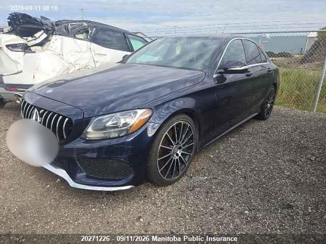 Vin: 55swf4jb8fu091009, lot: 10282210, mercedes benz c300w 4matic 20152