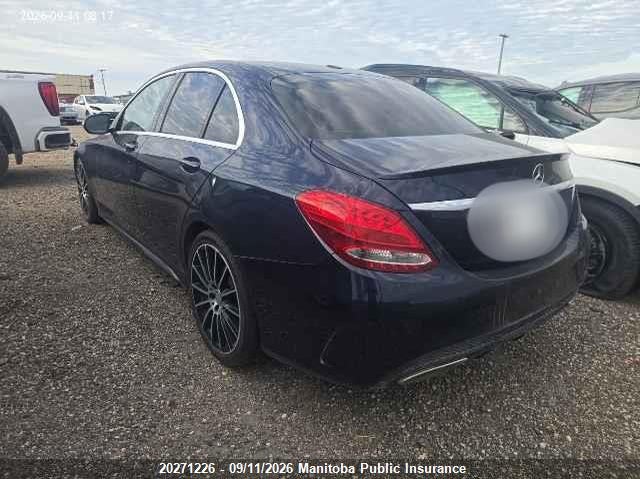 Vin: 55swf4jb8fu091009, lot: 10282210, mercedes benz c300w 4matic 20153