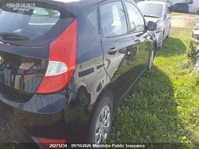Vin: kmhct5ae6fu227718, lot: 10282218, hyundai accent gl 20154